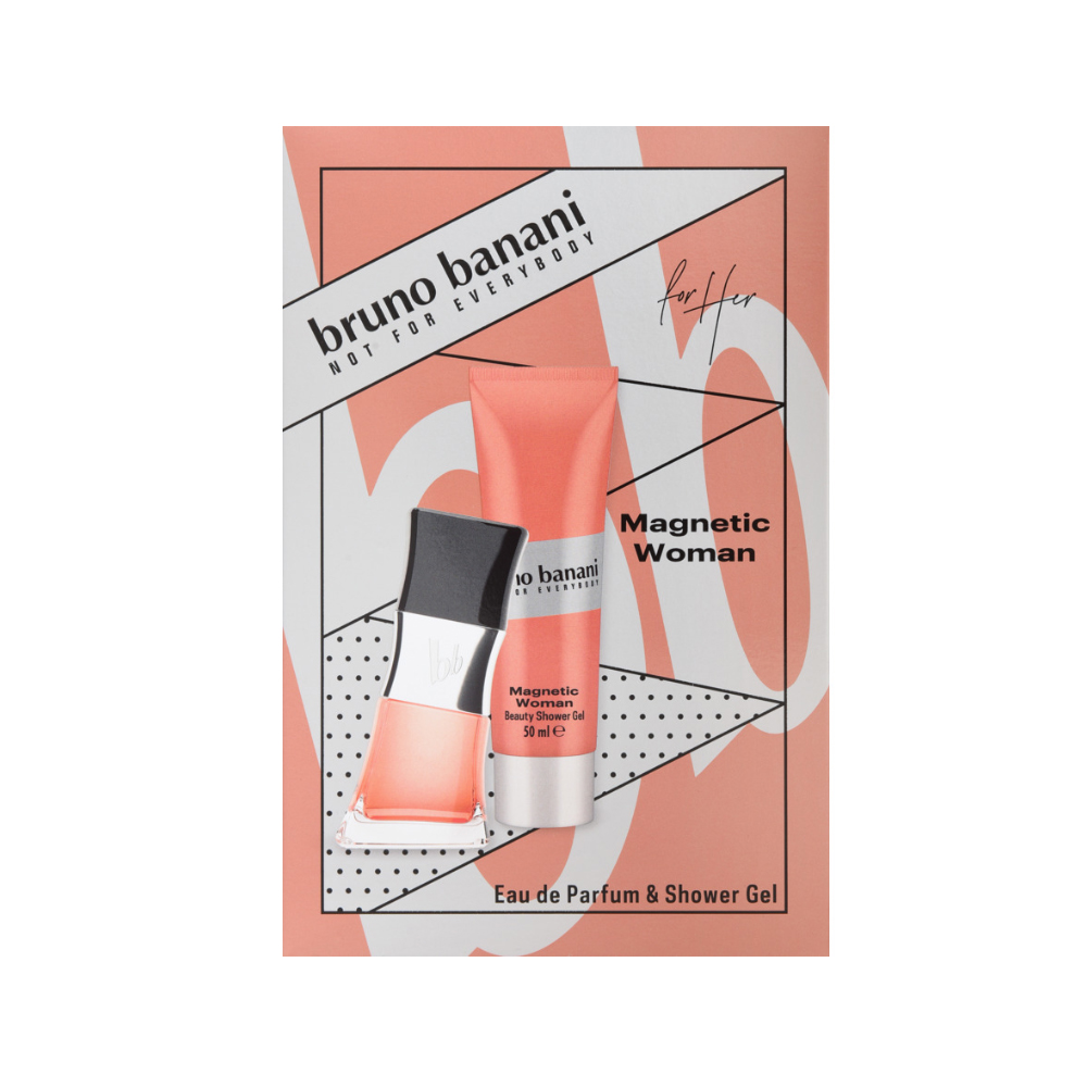 Bruno Banani Magnetic Woman Geschenkset  - Eau de Toilette +  Duschgel