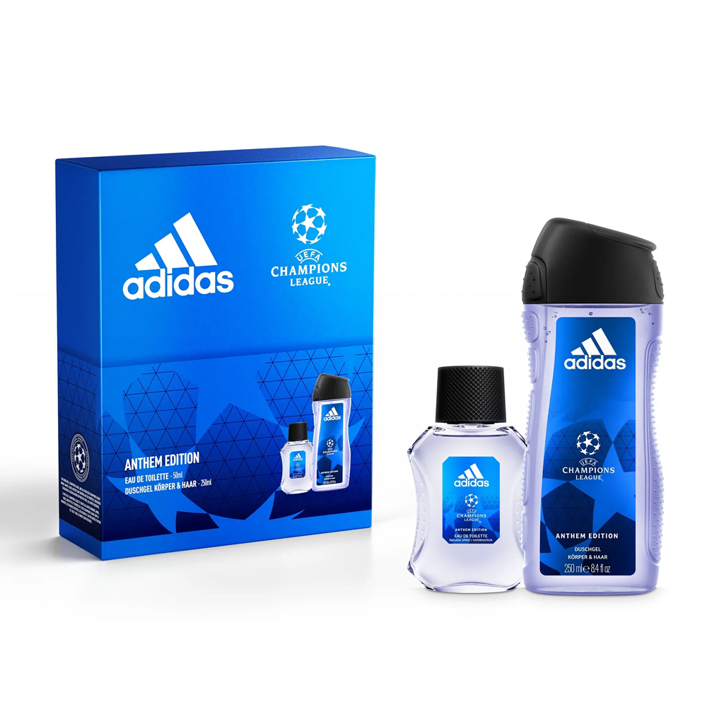 Adidas ANTHEM EDITION Geschenkset – Eau de Toilette + Duschgel