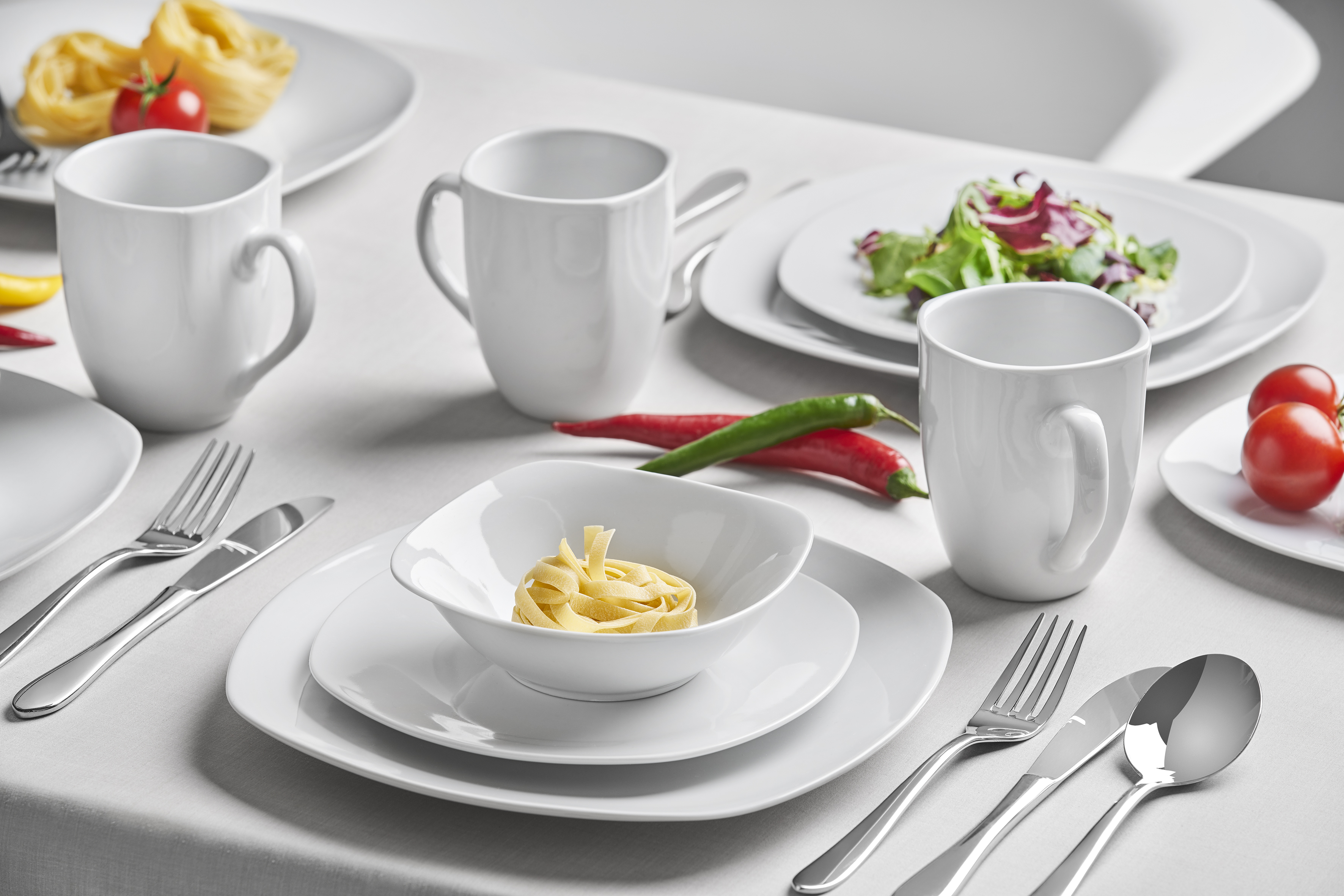 Kombiservice Arona weiss 16-teilig - Van Well