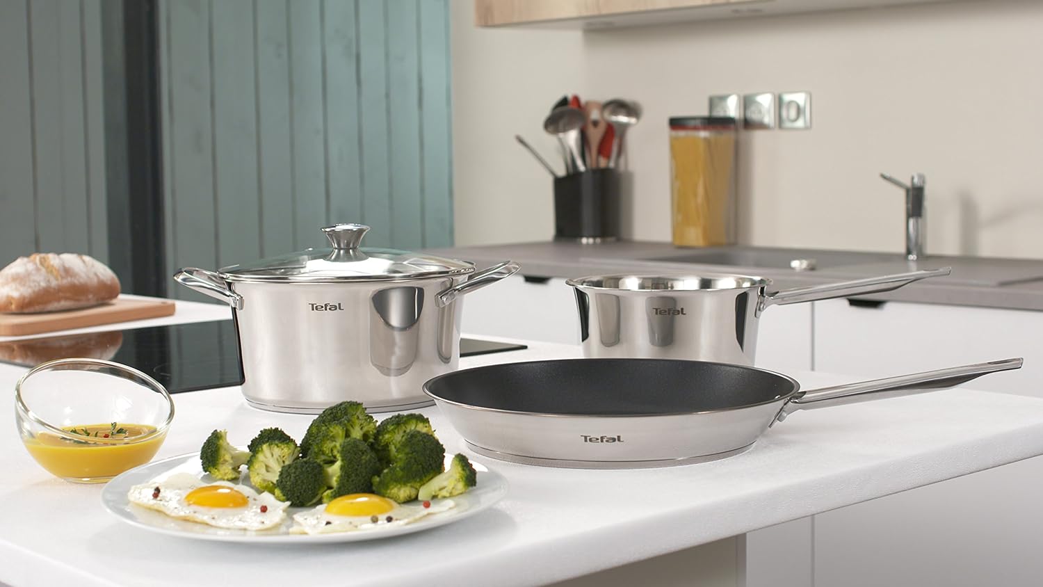 Tefal Simpleo Topf- und Pfannenset 4-teilig