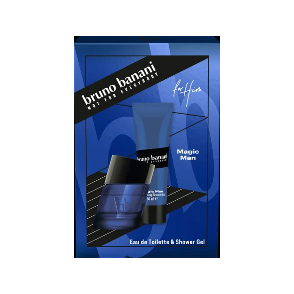 Bruno Banani Geschenkset Magic Man - Eau de Toilette + Duschgel 