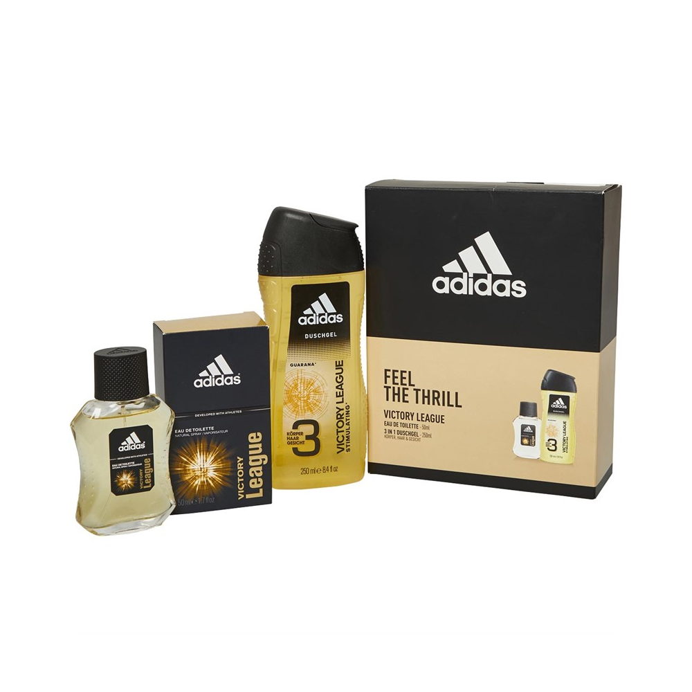 Adidas Victory League Geschenkset  - Eau de Toilette + Duschgel 