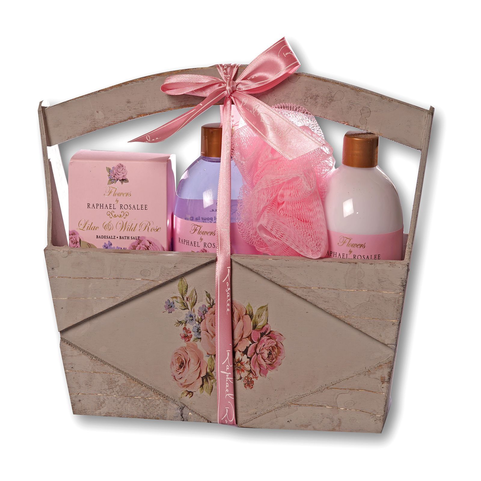 Flowers No. 088: Elegantes 5-teiliges Dusch- und Bade Geschenkset