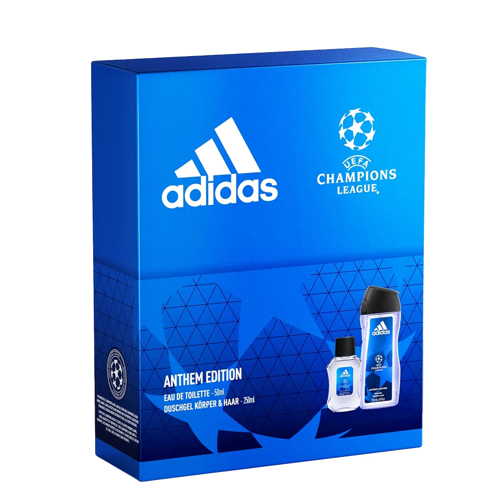 Adidas ANTHEM EDITION Geschenkset – Eau de Toilette + Duschgel